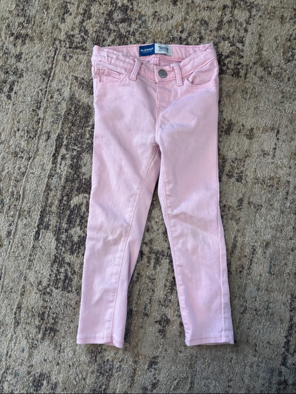 Old Navy 4T Girls' Leggings & Pants Bundle - Pink Adjustable Jeggings - Picture 8 of 16
